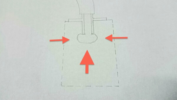 下向きエアストーンの水圧と気泡の関係