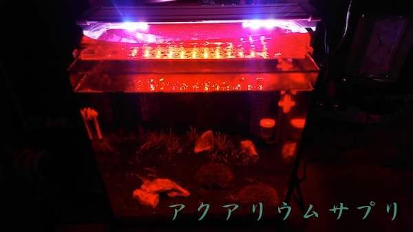 コトブキ工芸フラットLED300の赤波長の強さ