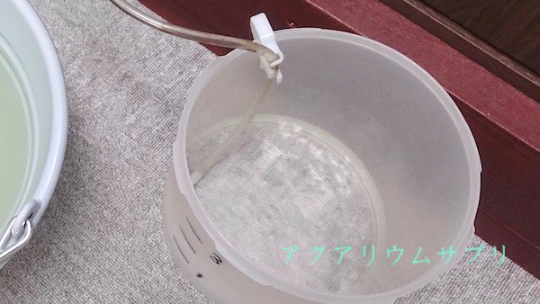 水換え風景